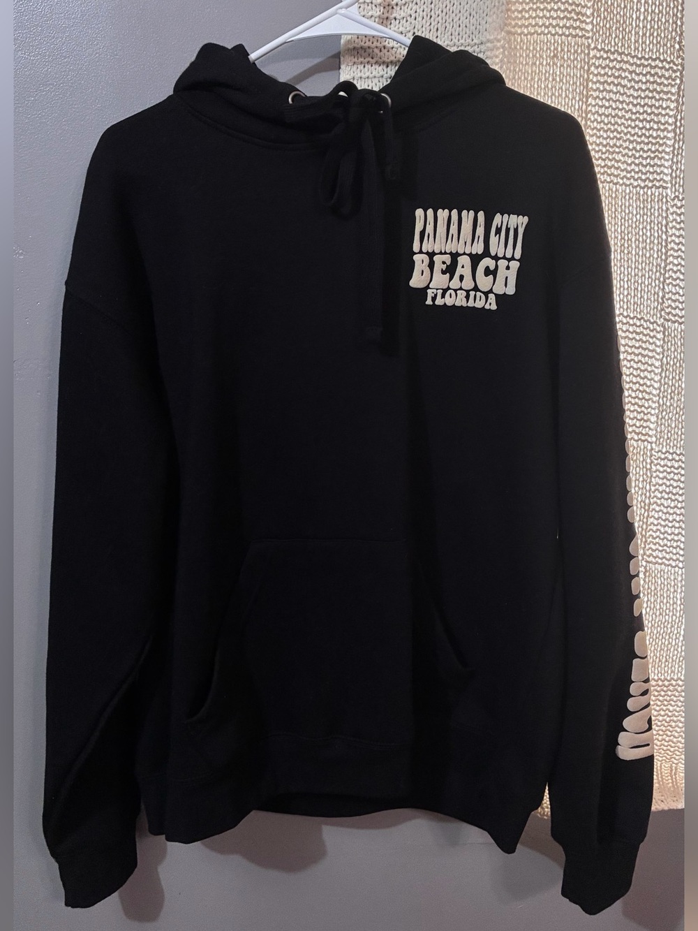 Panama City Beach Florida Black Hoodie Sweatshirt